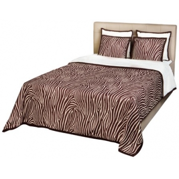 Narzuta na łóżko Zebra Brąz