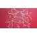 Bieżnik świąteczny plamoodporny czerwony 50x110