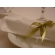 Obrus plamoodporny Toscana biały - podwinięcie 4 cm - na zamówienie