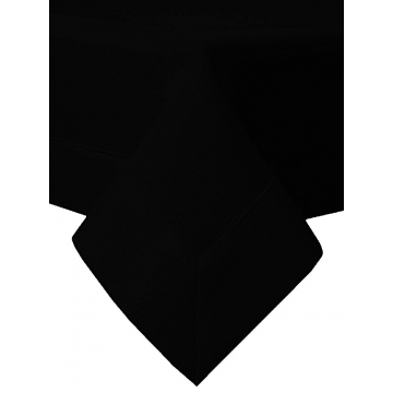 Obrus owalny Lino czarny