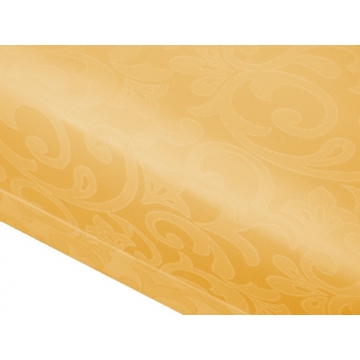 Obrus owalny złoty żółty Atol